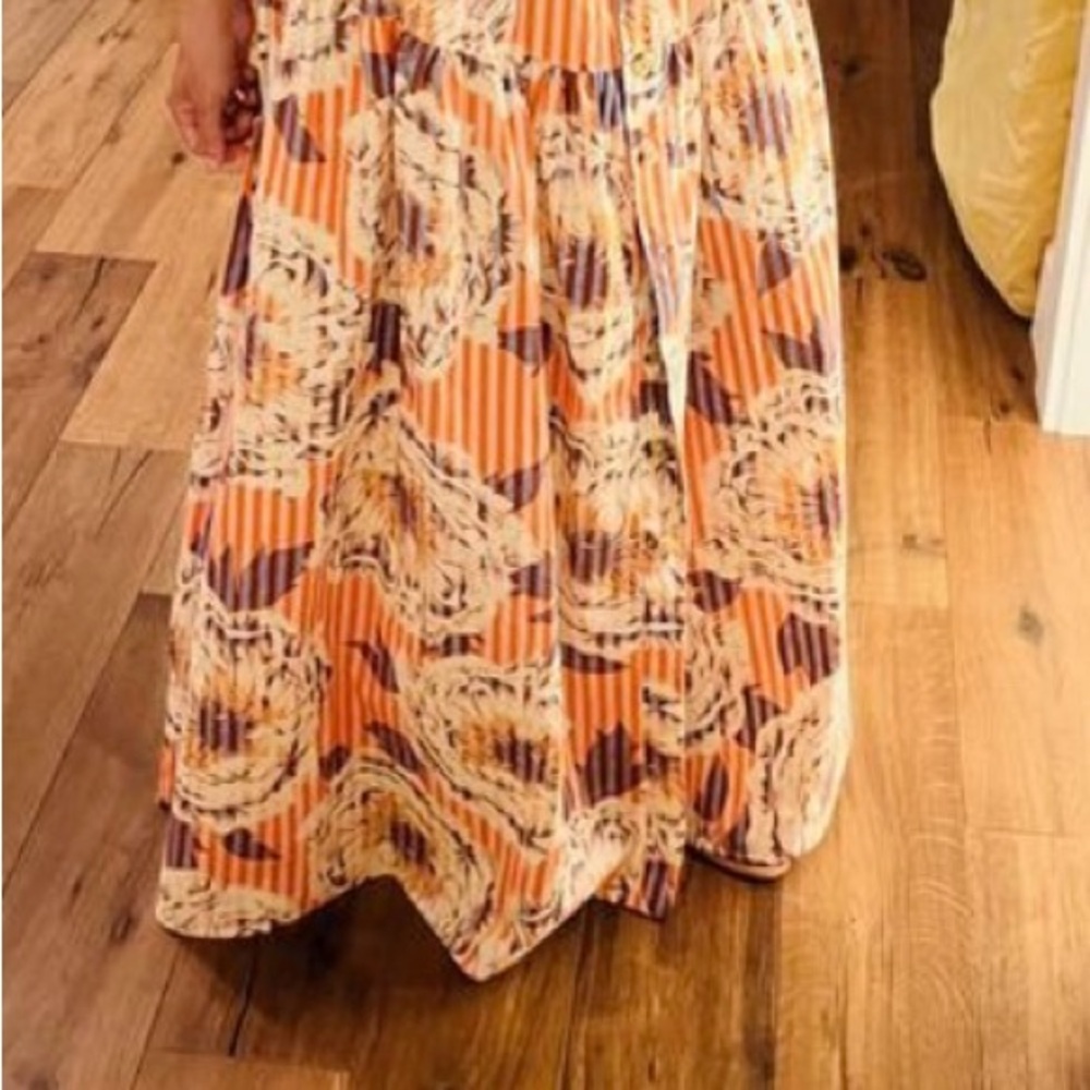NWT  Anthropologie button down cotton skirt - Picture 3 of 7